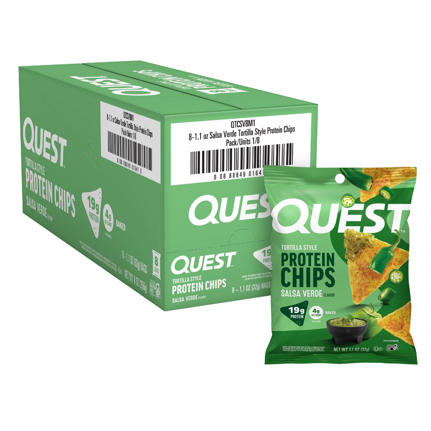 salsa-verde-tortilla-style-protein-chips-i1 110071_QN_USA_Pkg_ProteinChips_Tortilla_SV_8ctCarton_3D_Composite_Force_1.png